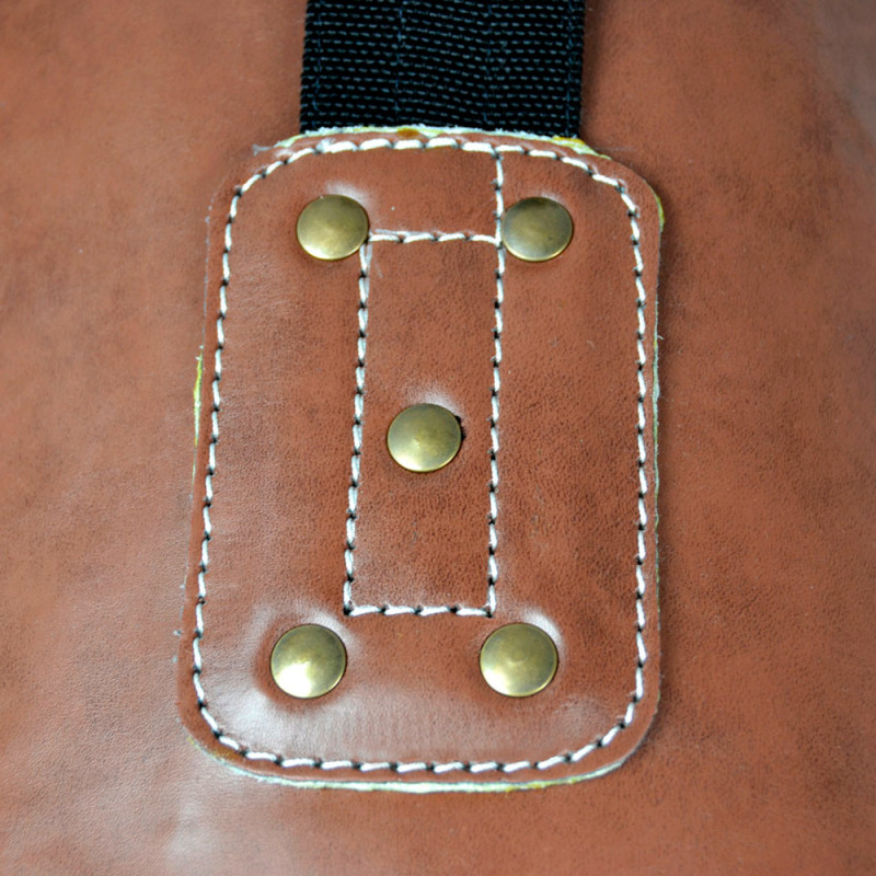 Fairtex HB6 6FT Heavy Bag Muay Thai Boxing Banana Bag "Throwback Project" Brown Unfilled 