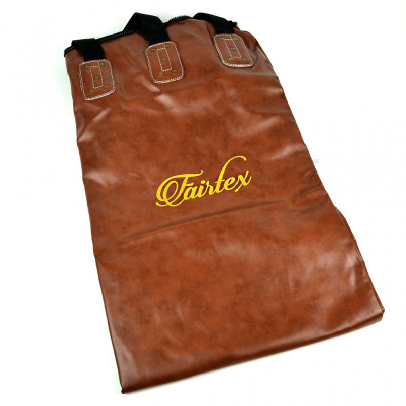 Fairtex HB6 6FT Heavy Bag Muay Thai Boxing Banana Bag "Throwback Project" Brown Unfilled 
