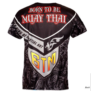 "Born To Be" PSBT-07 T-Shirt Muay Thai Boxing Training Gym Quick Dry Free Shipping