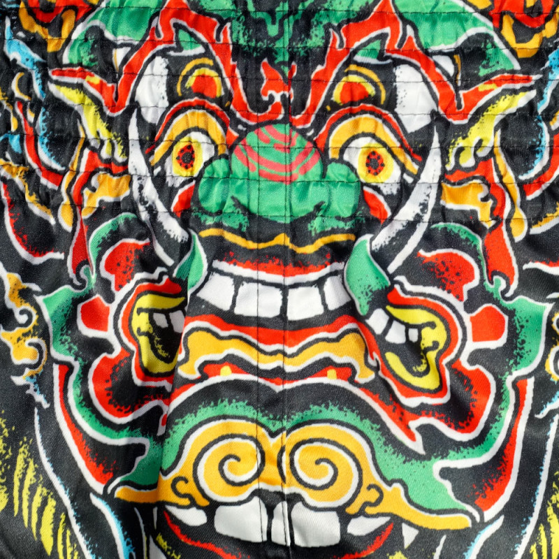 Fairtex BS1912 Muay Thai Boxing Shorts "Kabuki" Free Shipping