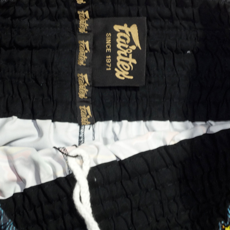 Fairtex BS1912 Muay Thai Boxing Shorts "Kabuki" Free Shipping