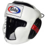 Fairtex HG10 Super Sparring Boxing Headgear Head Guard White