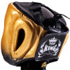 TKB TopKing "Super Star" Boxing Headgear Head Guard Gold