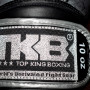 TKB Top King Boxing Gloves "Snake" Silver (Black)