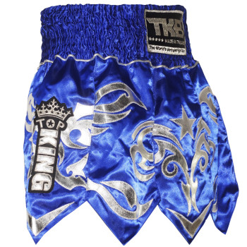 TKB Top King TKTBS-077 Muay Thai Boxing Shorts "Gladiator" Blue Free Shipping