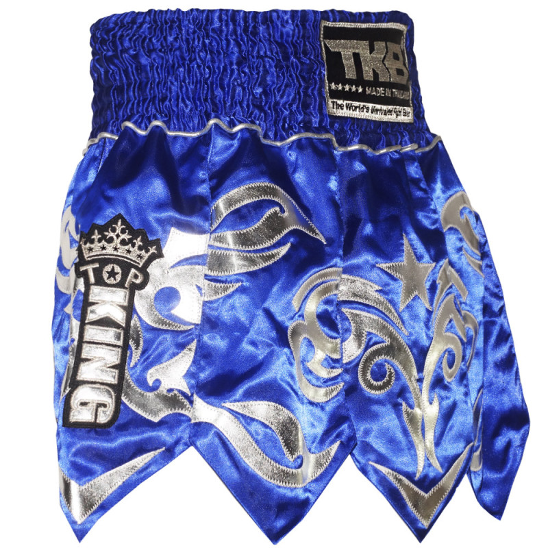 TKB TopKing TKTBS-077 Muay Thai Boxing Shorts "Gladiator" Blue Free Shipping