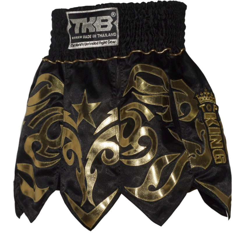 TKB TopKing TKTBS-077 Muay Thai Boxing Shorts "Gladiator" Black Free Shipping