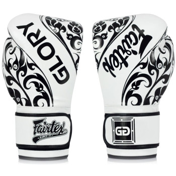 Fairtex BGVG2 "Glory" Boxing Gloves Velcro White