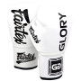 Fairtex BGVGL1 Boxing Gloves "Glory" Lace Up Competition White