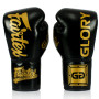 Fairtex BGVGL1 Boxing Gloves "Glory" Lace Up Competition Black