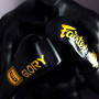 Fairtex BGVGL1 Boxing Gloves "Glory" Lace Up Competition Black