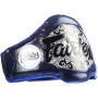 Fairtex BPV2 Belly Pad Muay Thai Boxing A.K.A. "The Champion Belt" Blue