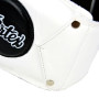 Fairtex BPV2 Belly Pad Muay Thai Boxing A.K.A. "The Champion Belt" White