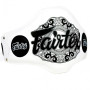 Fairtex BPV2 Belly Pad Muay Thai Boxing A.K.A. "The Champion Belt" White