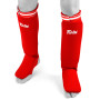 Fairtex SPE1 Shin Guards Muay Thai Boxing "Elastic" Competition Shin Pads Free Shipping Red