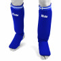 Fairtex SPE1 Shin Guards Muay Thai Boxing "Elastic" Competition Shin Pads Free Shipping Blue