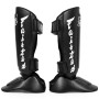 Fairtex SP7 Muay Thai Boxing Shin Guards "Detachable In-Step A.K.A. Twister" Black