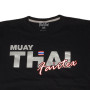 Fairtex TST178 T-Shirt Muay Thai Boxing Cotton Training Casual Black-Silver Free Shipping