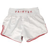 Fairtex BS1908 Muay Thai Boxing Shorts "White " Gray Free Shipping