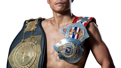 GLORY LIGHTWEIGHT CHAMPION SITTHICHAI SITSONGPEENONG SIGNED WITH ONE