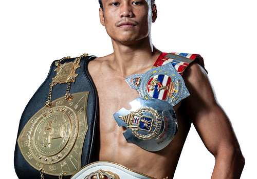 GLORY LIGHTWEIGHT CHAMPION SITTHICHAI SITSONGPEENONG SIGNED WITH ONE