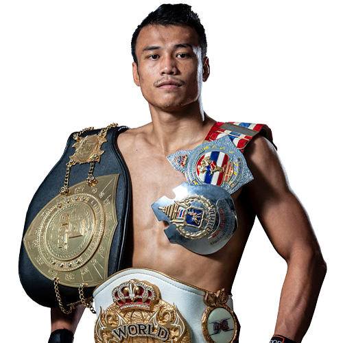 GLORY LIGHTWEIGHT CHAMPION SITTHICHAI SITSONGPEENONG SIGNED WITH ONE