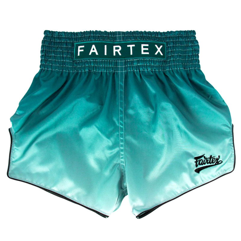Fairtex BS1906 Muay Thai Boxing Shorts "Fade" Green Free Shipping