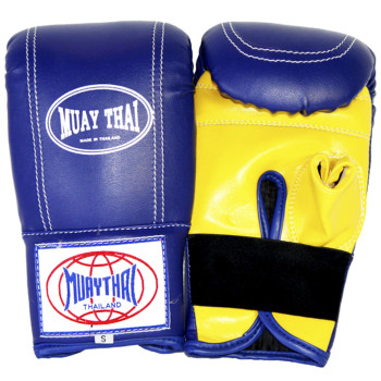 "Muay Thai" Bag Gloves Blue