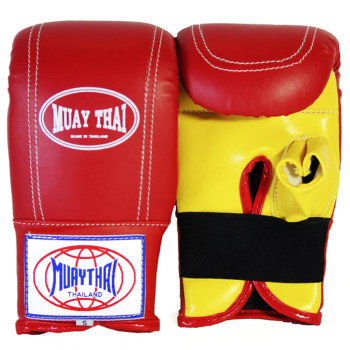 "Muay Thai" Bag Gloves Red