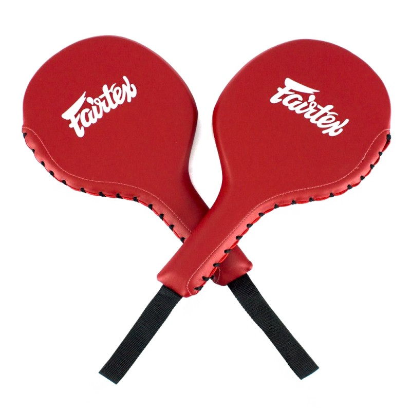 Fairtex BXP1 Paddles Muay Thai Boxing Red