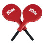 Fairtex BXP1 Paddles Muay Thai Boxing Red