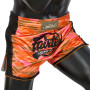 Fairtex BS1711 Muay Thai Boxing Shorts Orange Camo Free Shipping