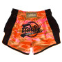 Fairtex BS1711 Muay Thai Boxing Shorts Orange Camo Free Shipping