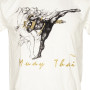 "Human Fight" T-Shirt Muay Thai Boxing Eco Cotton HN-112 Free Shipping