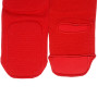 "Muay Thai" Shin Guards Elastic Cotton Competition Shin Pads Red Free Shipping