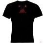 Muay Thai T-Shirt "Tiger" Rubber Print Tatoo Sak Yant Black Free Shipping