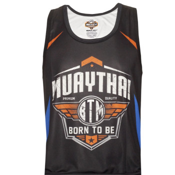 "Born To Be" SVBT-20 Tank Shirt Muay Thai Boxing Training Gym Quick Dry Free Shipping