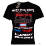 Born To Be T-Shirt Muay Thai Boxing Cotton MT-8010 Free Shipping