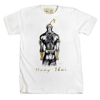 "Human Fight" T-Shirt Muay Thai Boxing Eco Cotton HN-111 Free Shipping