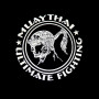 "Human Fight" T-Shirt Muay Thai Boxing Eco Cotton HN-103 Free Shipping	