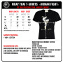 "Human Fight" T-Shirt Muay Thai Boxing Eco Cotton HN-139 Free Shipping