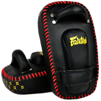 Fairtex KPLC6 Thai Kick Pads Muay Thai Boxing MMA Microfiber Curved "Small" 