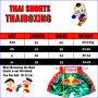 Yoth Kids "Thaiboxing" Muay Thai Boxing Shorts "Dragon" Gold Free Shipping