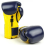 Fairtex BGV9 Boxing Gloves Mexican Style "Heavy Hitter's" Blue-Yellow