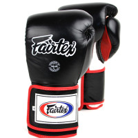 Fairtex BGV5 Boxing Gloves "Super Sparring" Black-White-Red