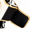 TKB TopKing "Snake" Boxing Headgear Head Guard Gold (White)