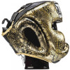TKB TopKing "Snake" Boxing Headgear Head Guard Gold (Black)