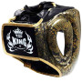 TKB Top King "Snake" Boxing Headgear Head Guard Gold (Black)