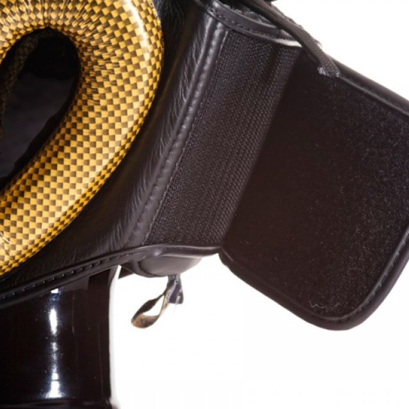 TKB TopKing "Super Star" Boxing Headgear Head Guard Gold