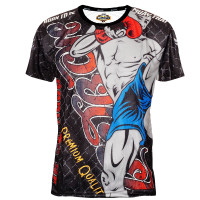 "Born To Be" PSBT-04 T-Shirt Muay Thai Boxing Training Gym Quick Dry Free Shipping